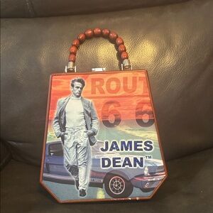 James Dean Route 66 Women's Bag - Red and Blue
